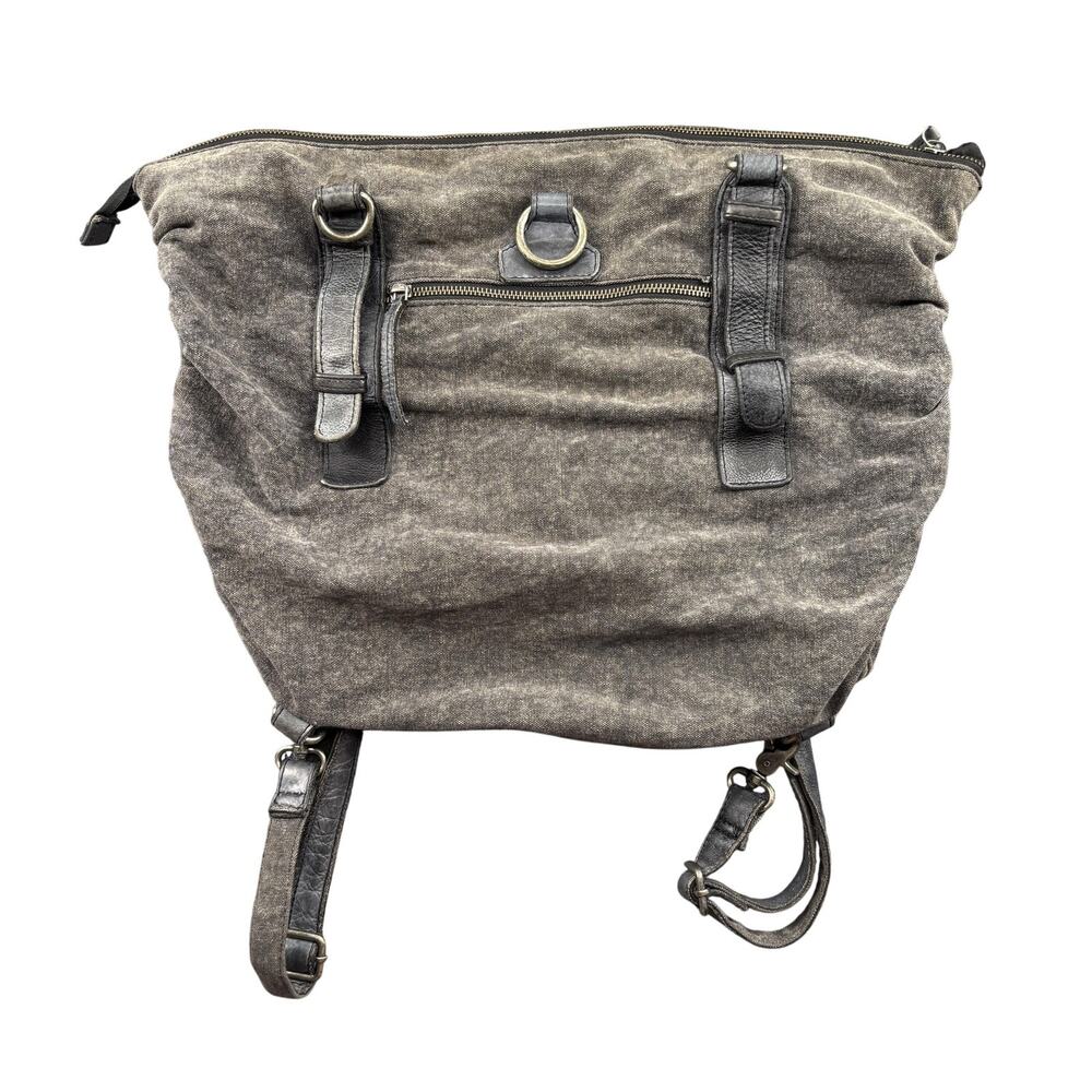 Free People Slouchy Convertible Backpack Harness Tote Bag Boho Indie